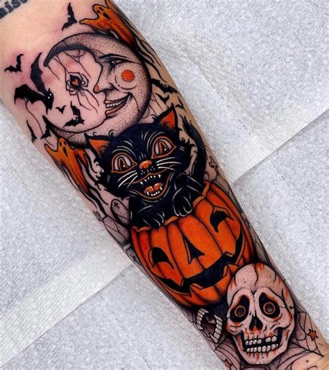 halloween themed feminine halloween tattoos|20 Best Halloween Inspired Tattoos Designs